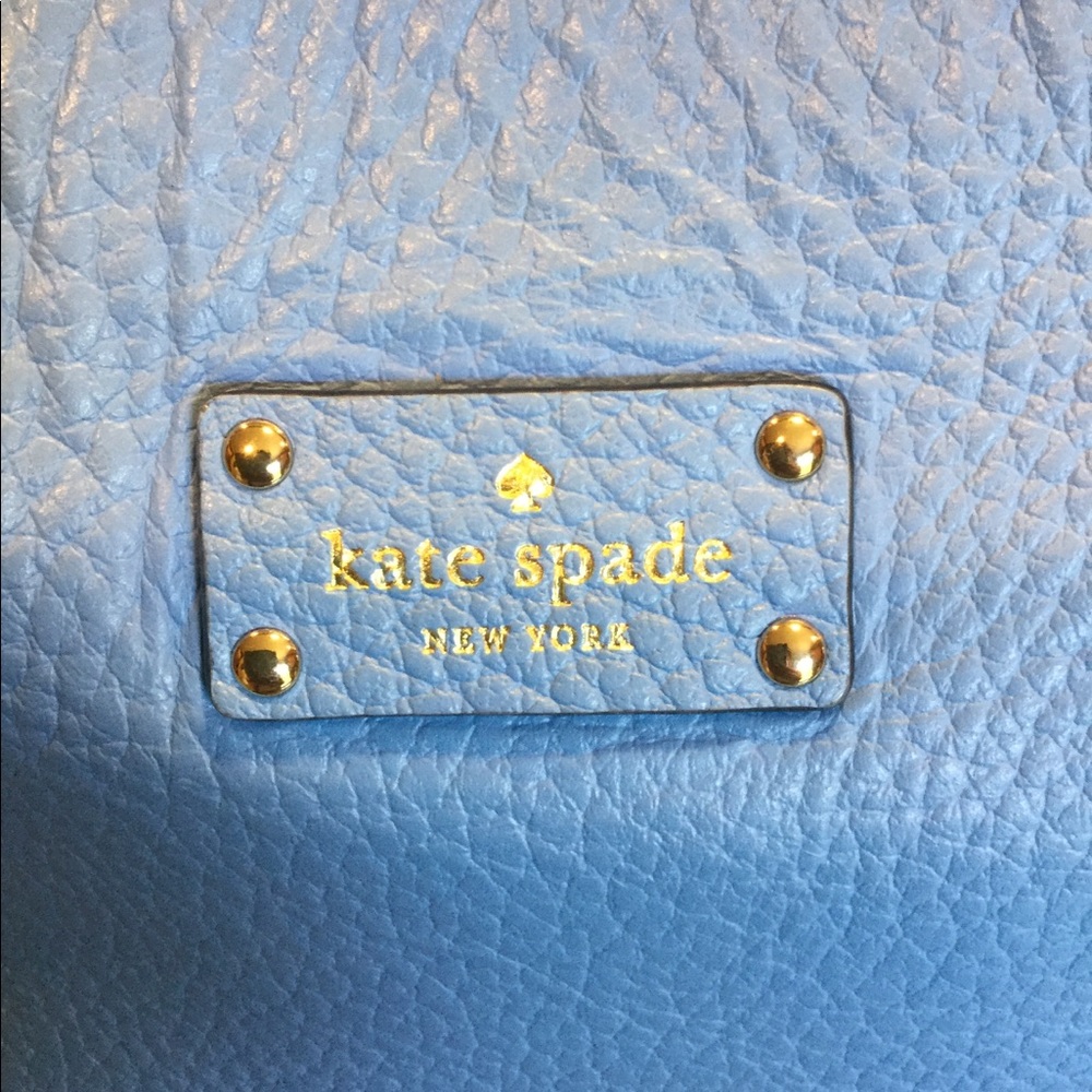 Kate Spade-  Bay Street Lexie Blue Pebble Handbag - Picture 8 of 8